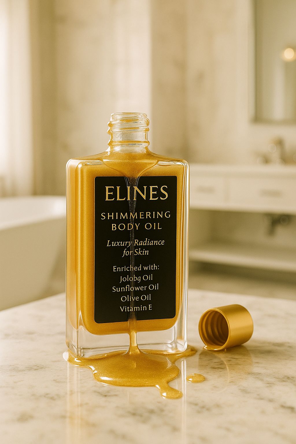 ELINES Shimmering Body Oil 3