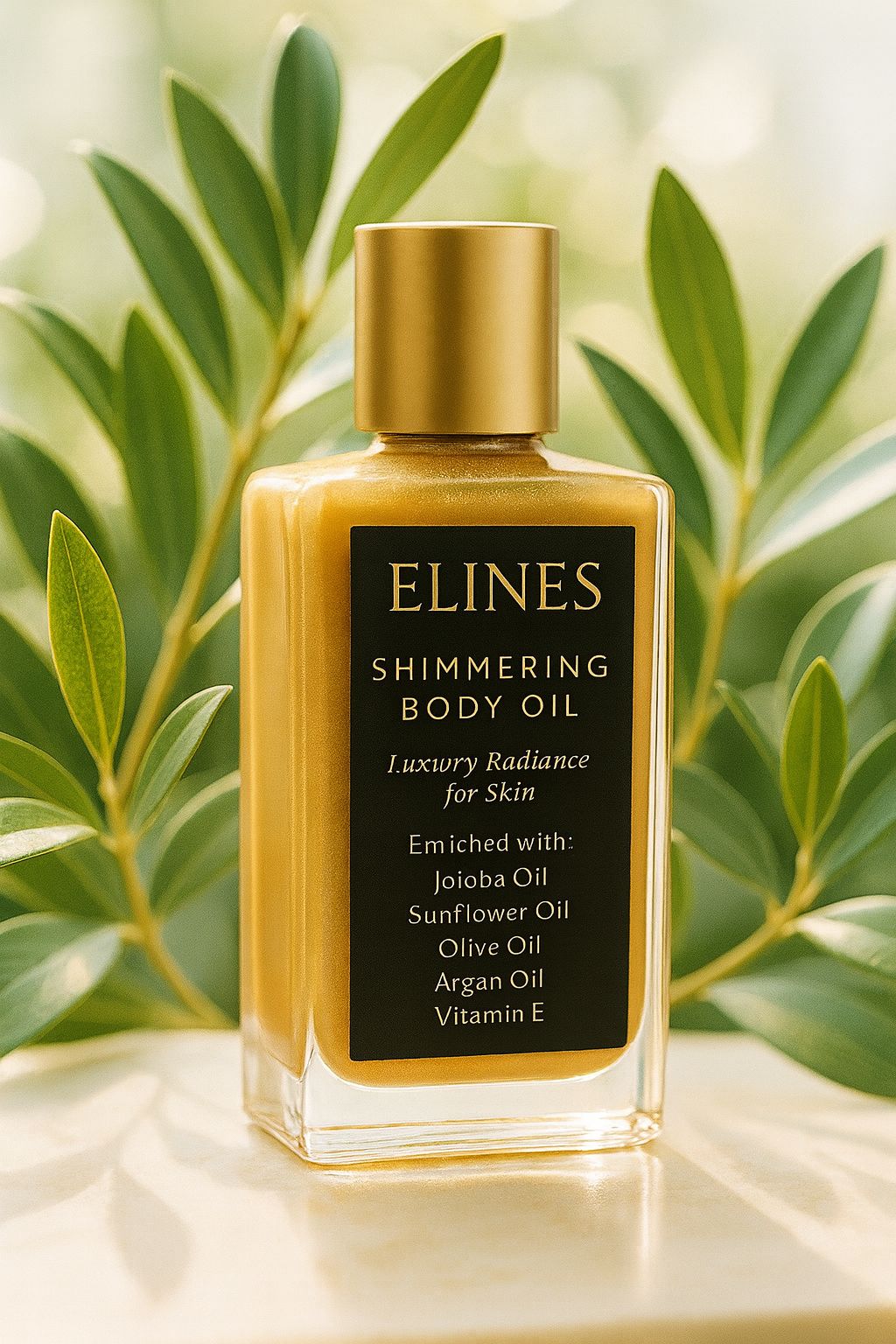 ELINES Shimmering Body Oil 4