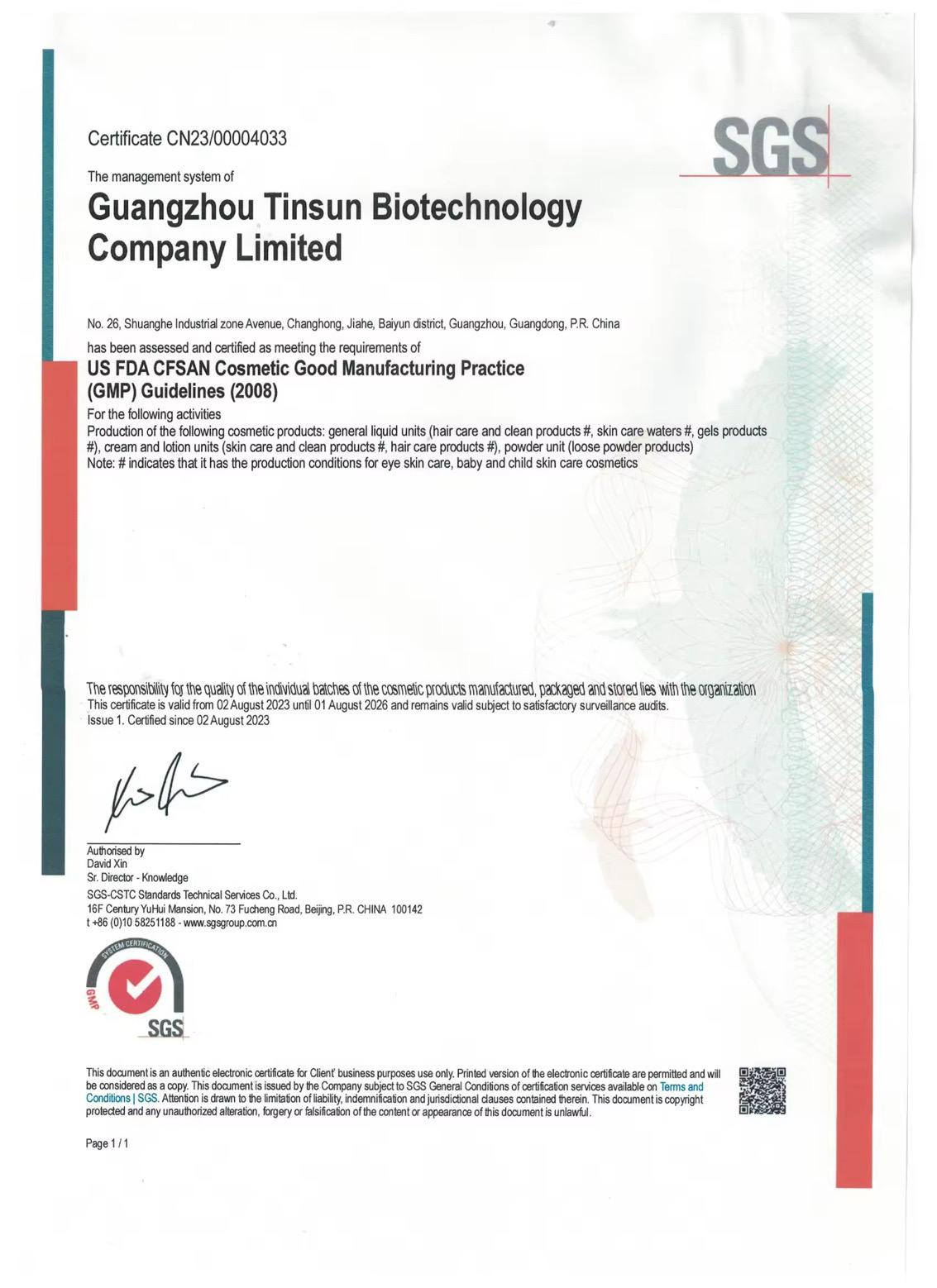 Certification 1